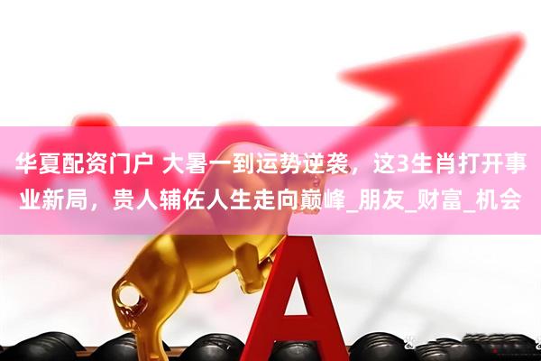 华夏配资门户 大暑一到运势逆袭，这3生肖打开事业新局，贵人辅佐人生走向巅峰_朋友_财富_机会